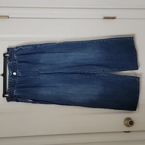 Code Bleu Size 4 Wide Leg Denim Blue Jeans, Gently Used Condition